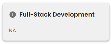 Full-Stack Development